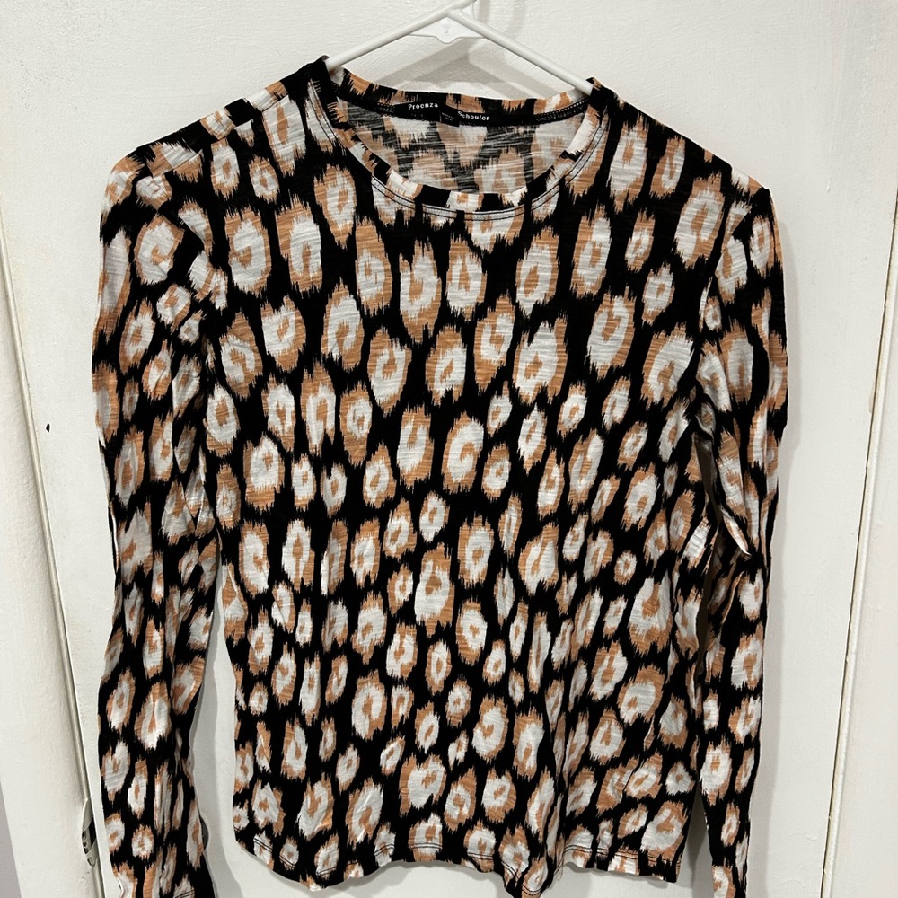 Proenza Schouler watercolor print shirt